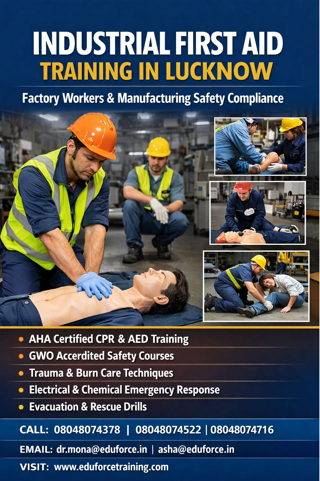 workplace first aid lucknow