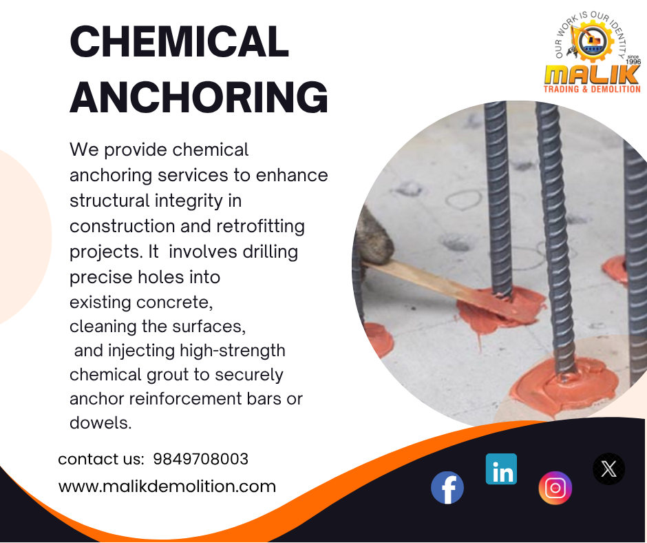 chemical anchoring services