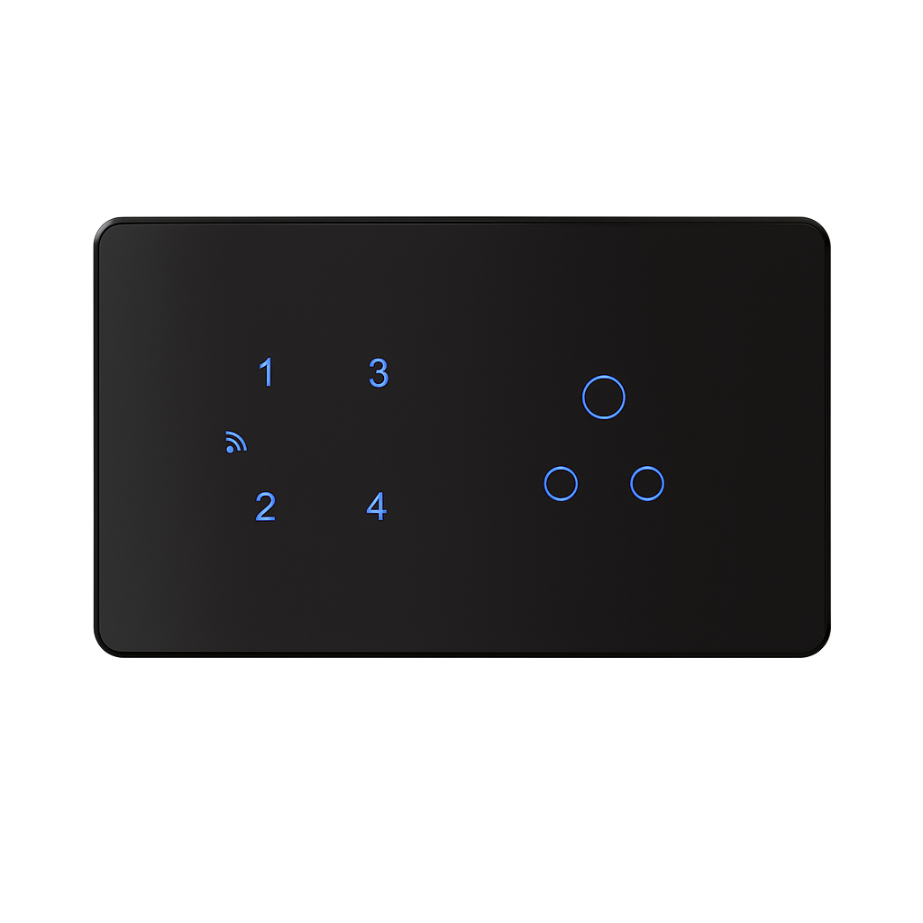 Input Voltage : 230V~50/60HzWireless Type : Wi-Fi 2.4GhzWorking temp. : -10°C to 70°CTouch Surface ambient temp. : 30°C to 48°CRouter Technology : OFDMA + MU-MIMO(WiFi 6)