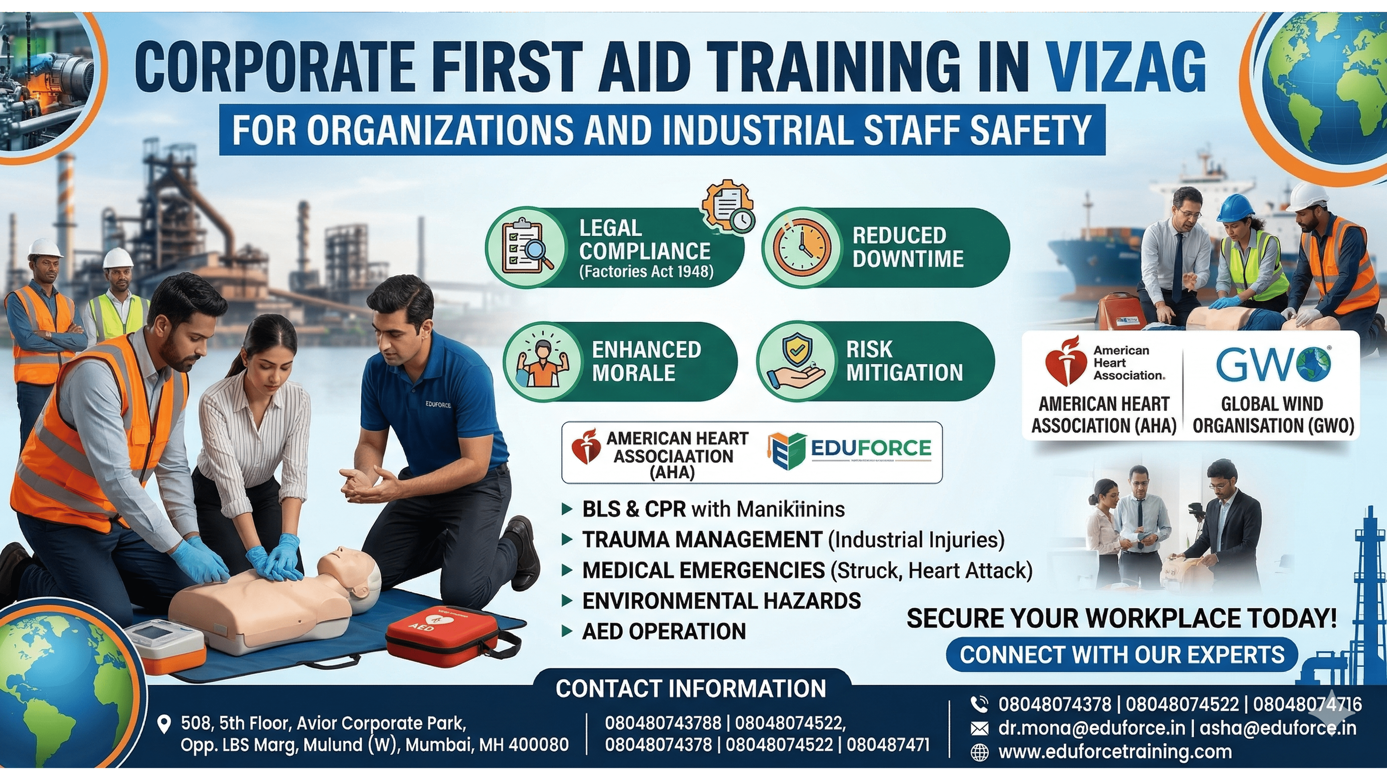 first aid course for factory e