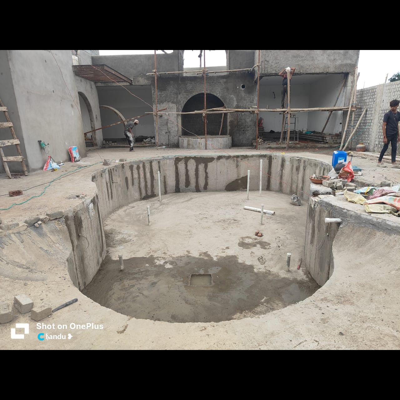 farmhouse and resort pool proj