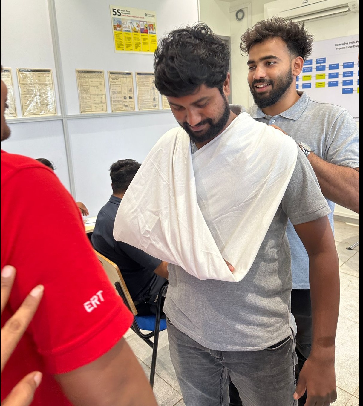 first aid training as per dish