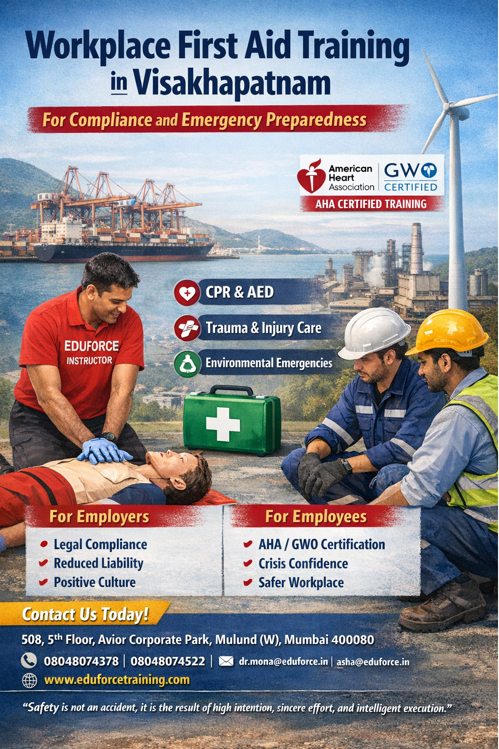 maritime work at height traini