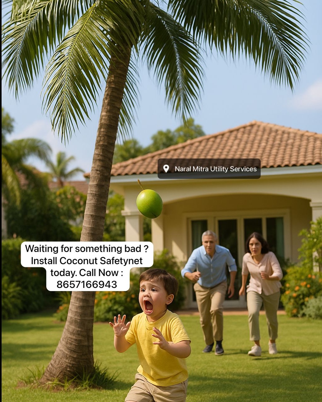 protect parked cars from cocon