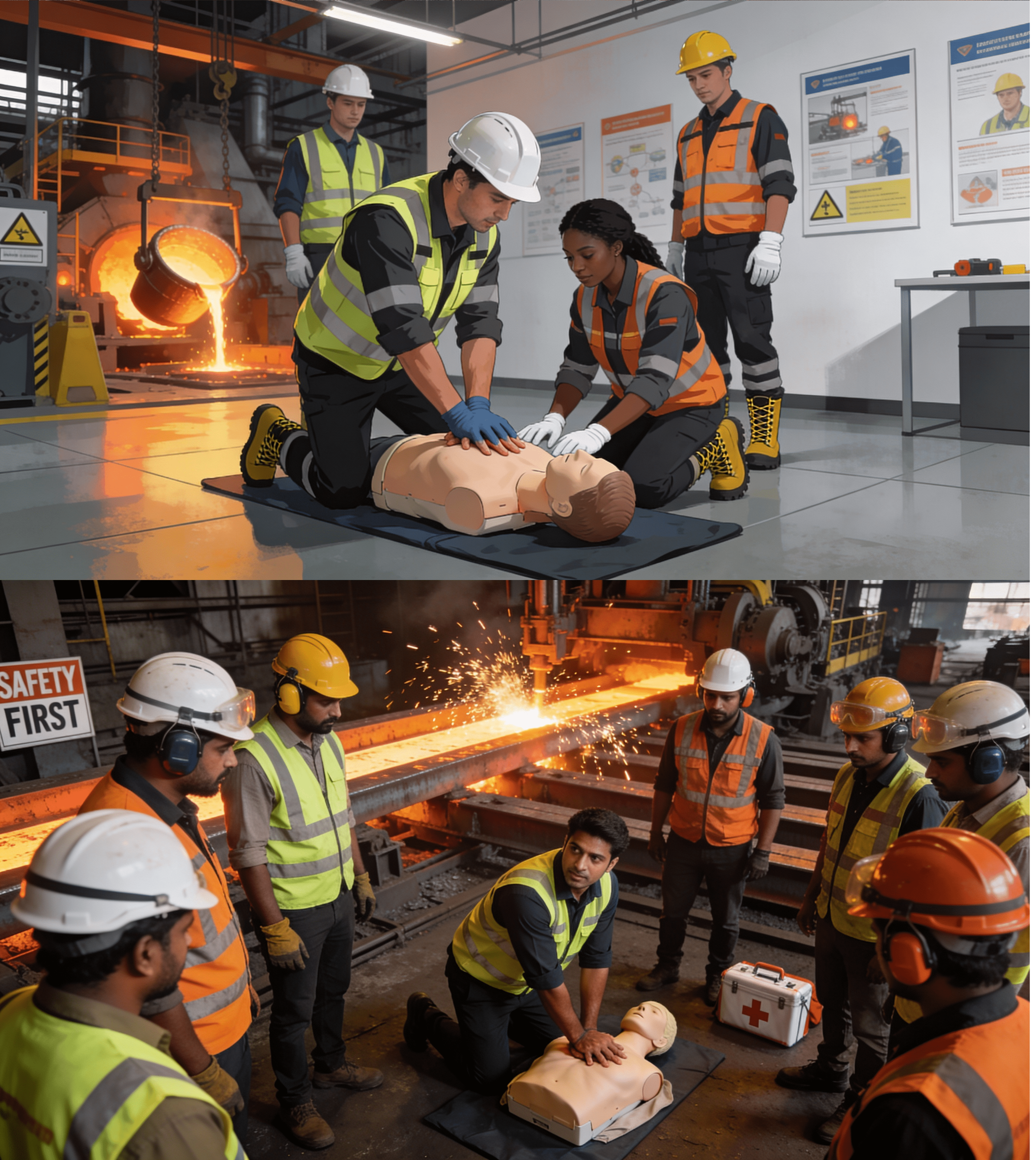 certified first aid training f