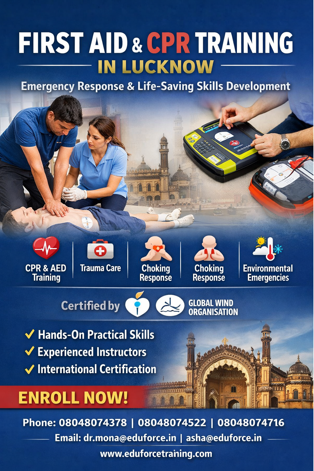 workplace first aid lucknow