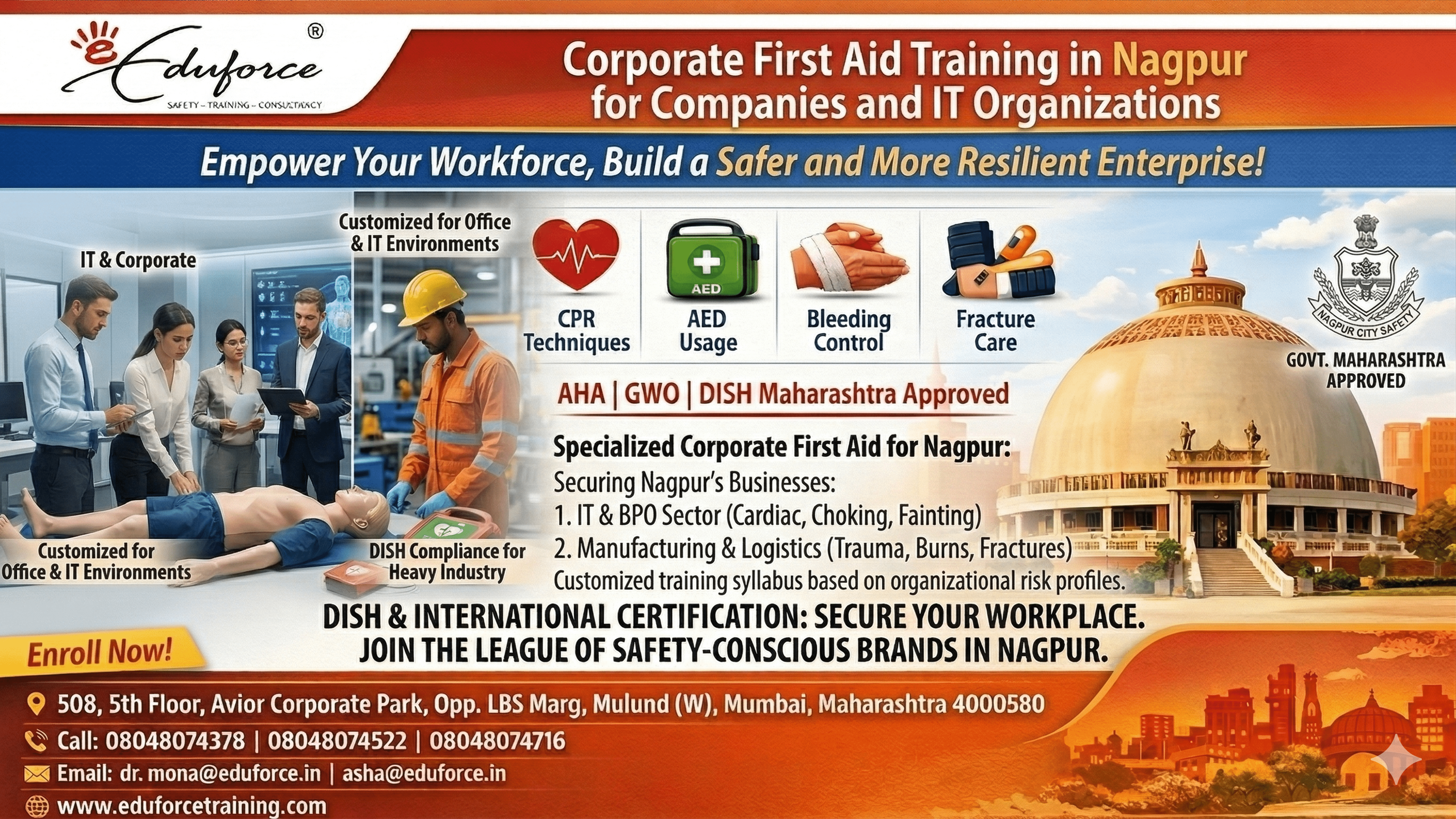cargo handling first aid train