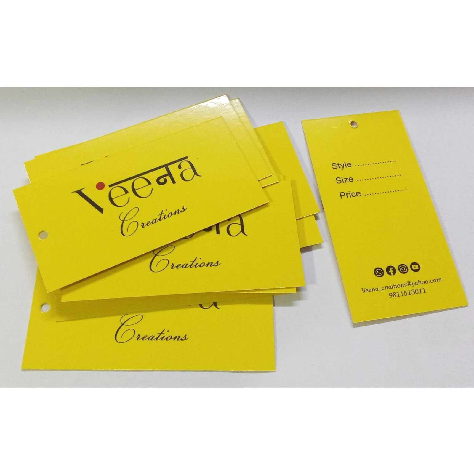 CUSTOM PRINTED HANGING TAGS Presenting you these C... | Woven Label ...