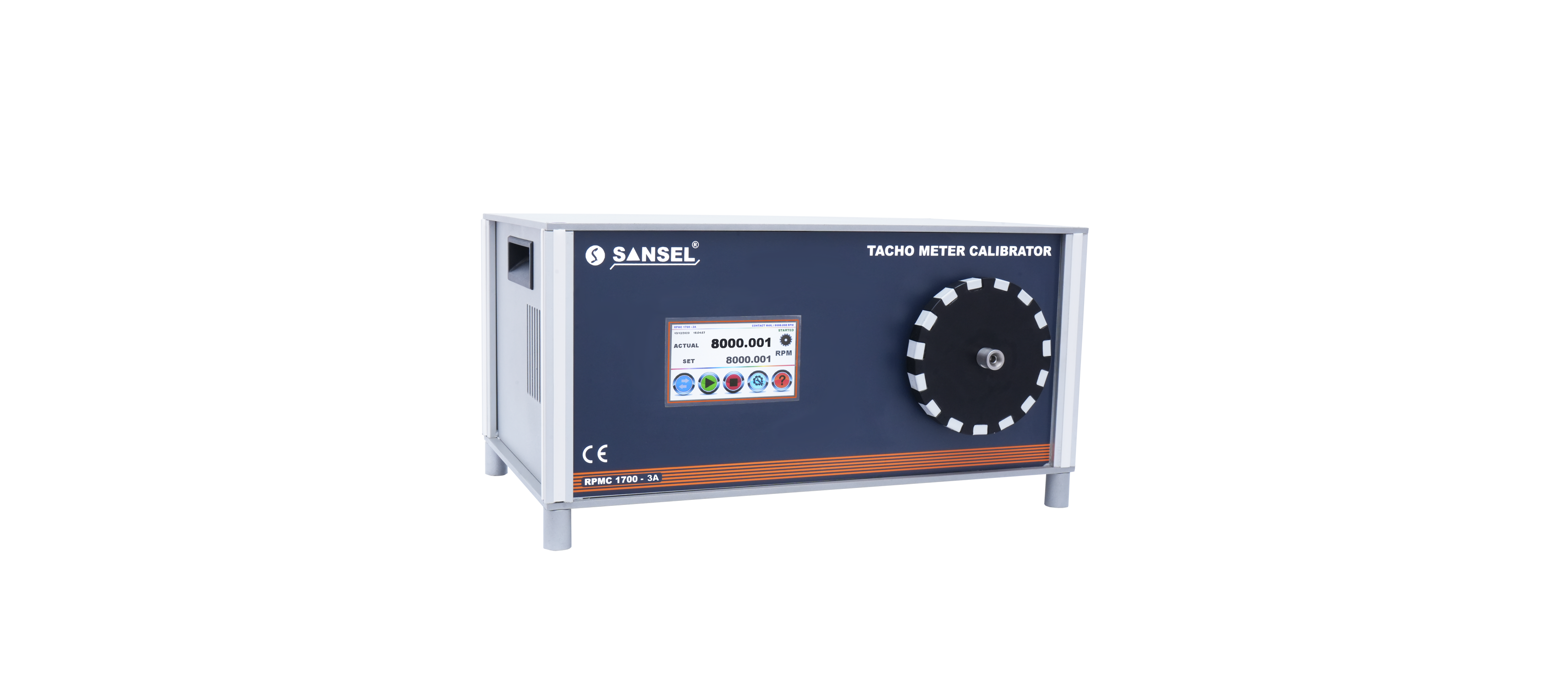 Tachometer calibration procedure The RPMC 17 SANSEL INSTRUMENTS