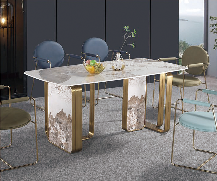 Bracket base dinning table