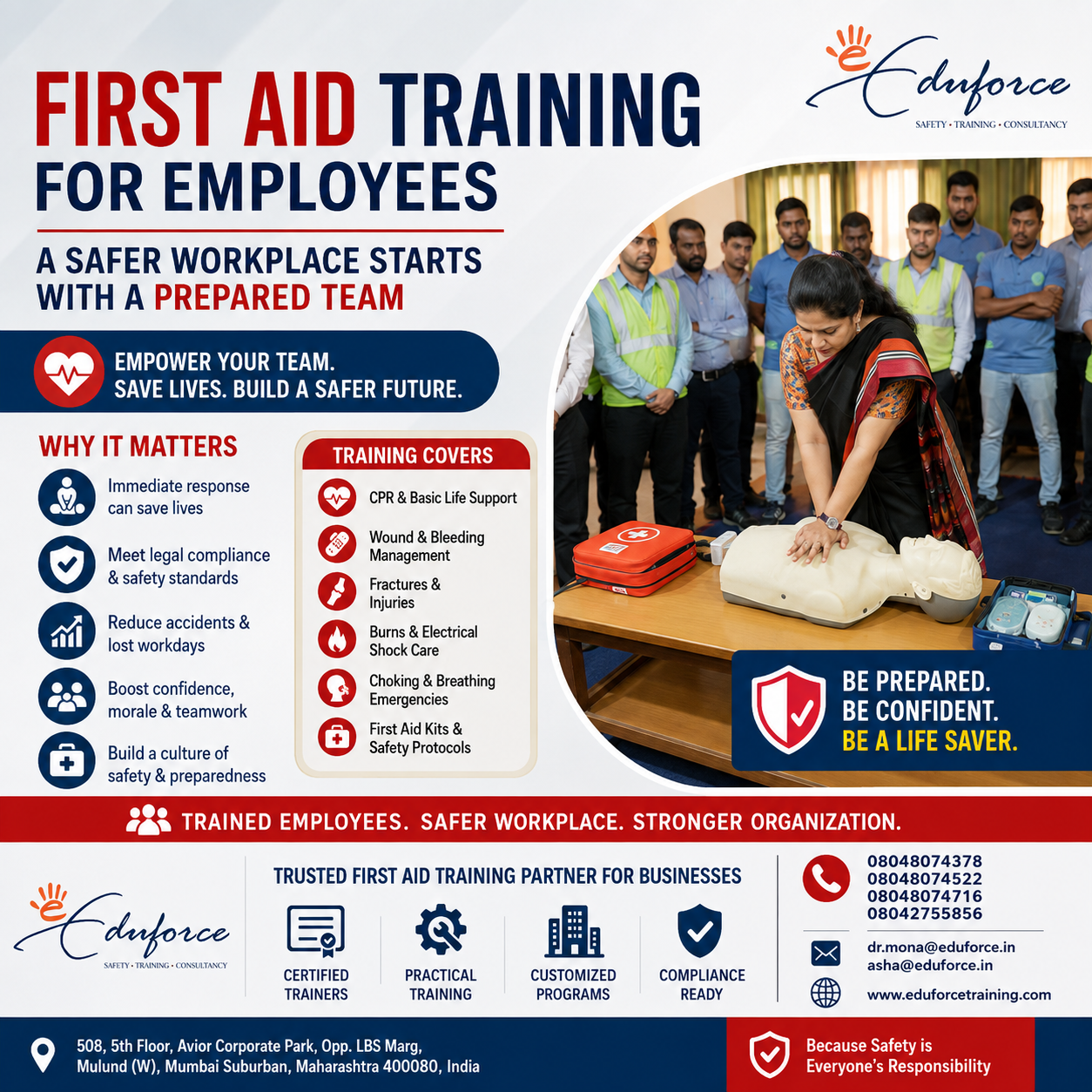 first aid cpr training cost fo