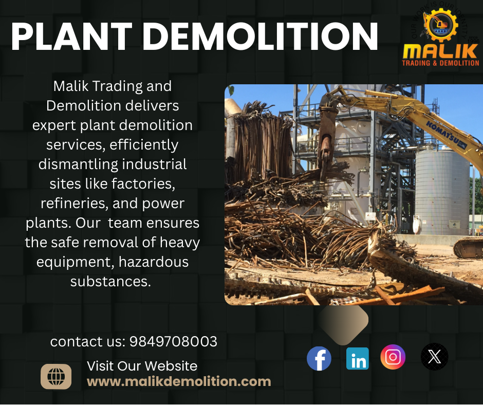 technical chemical plant demol