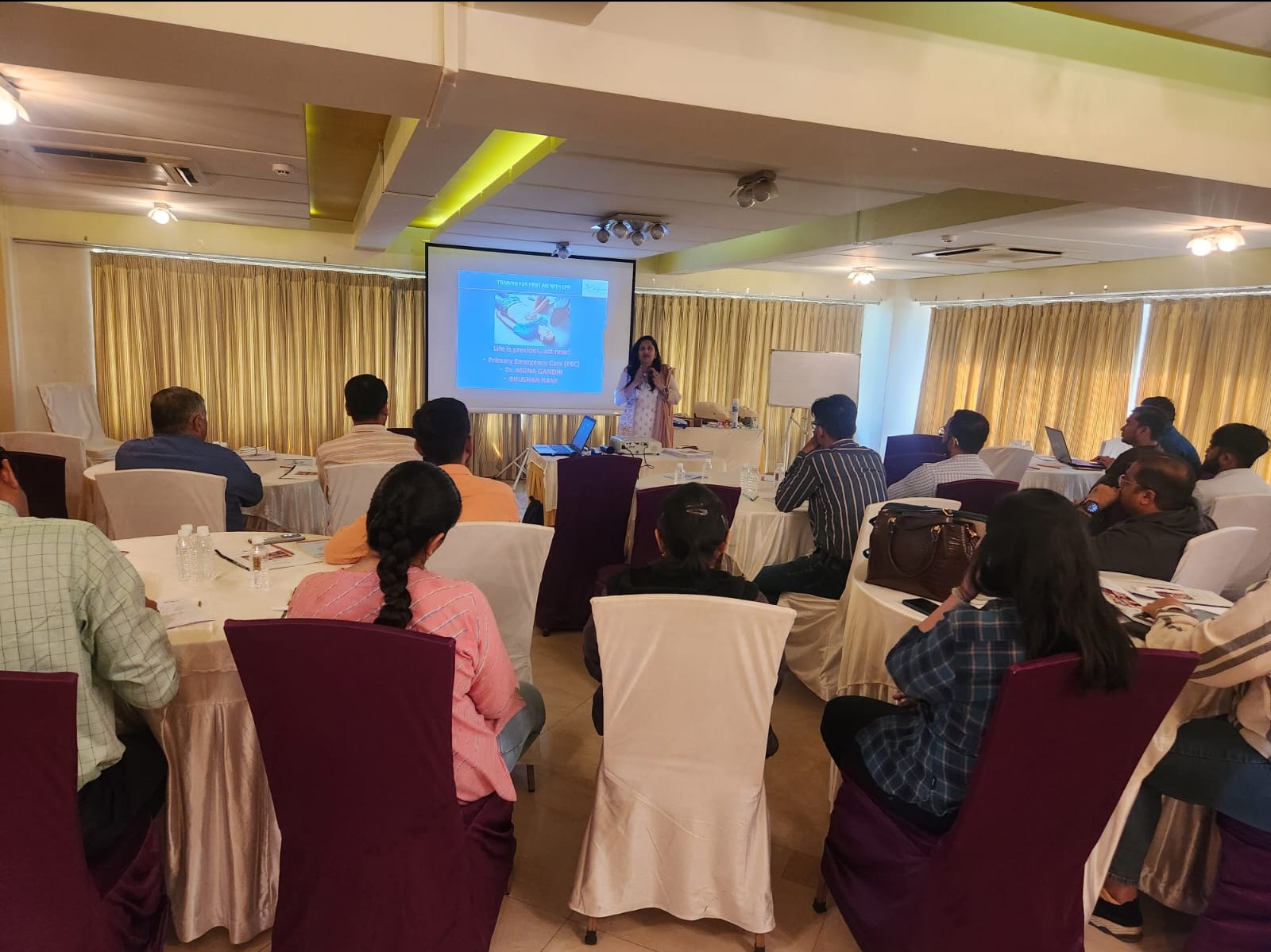 first aid refresher training f