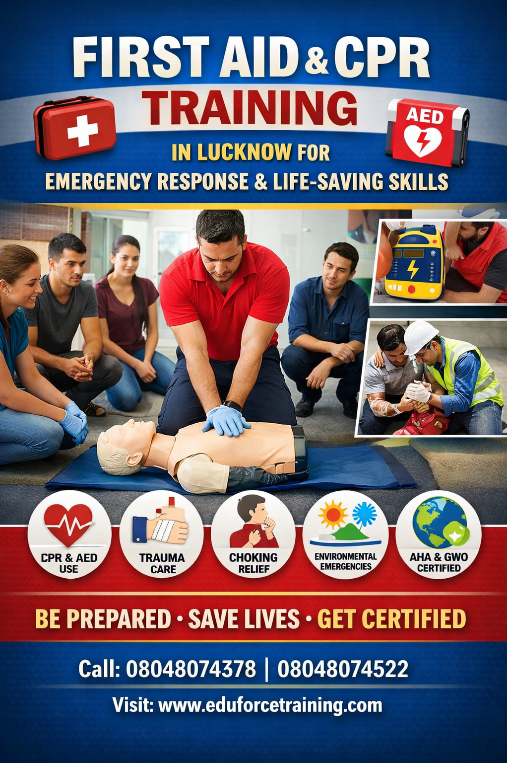 workplace first aid lucknow