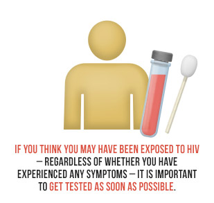 if you had any sexual exposure get tested for hiv ... main image