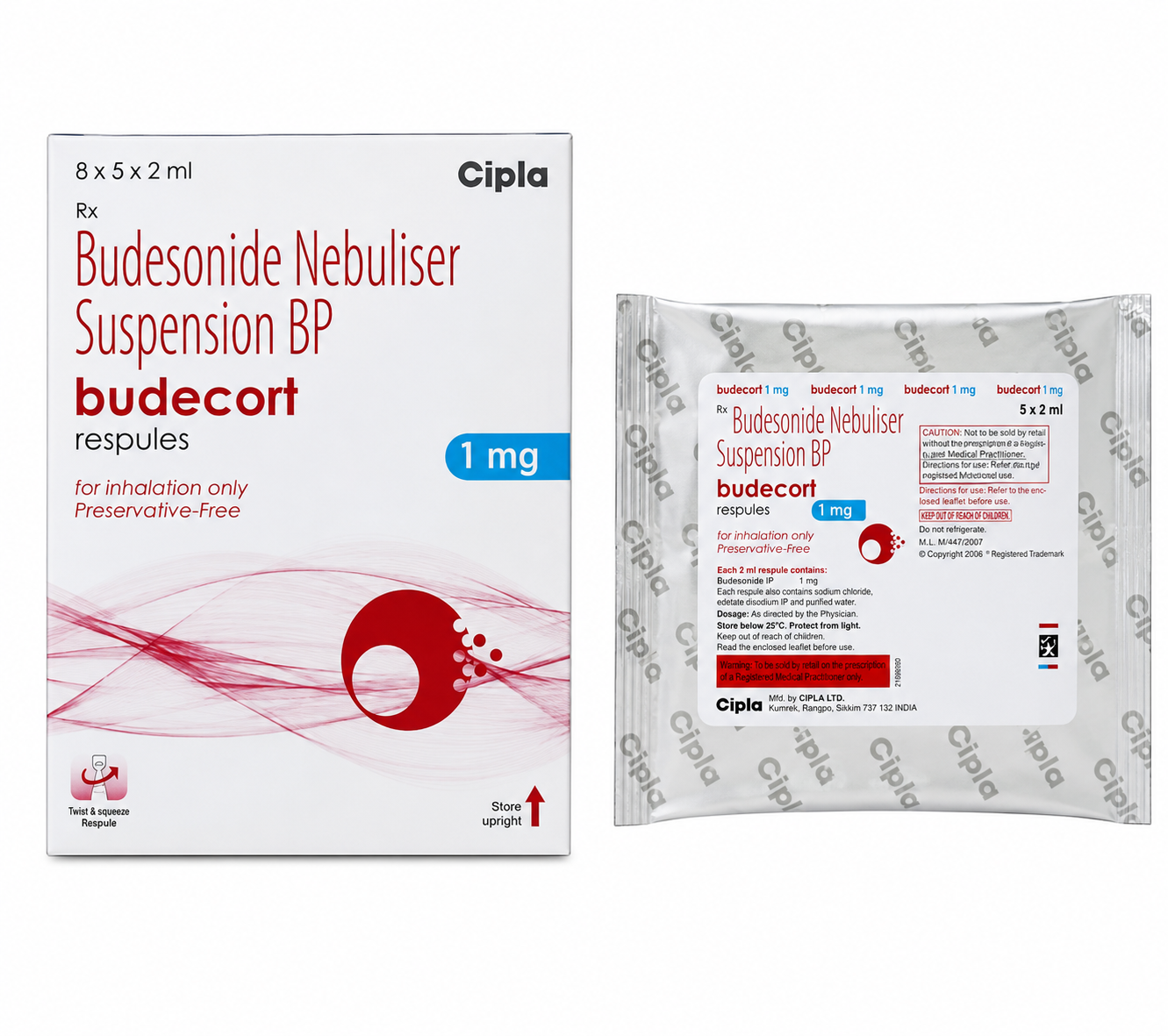 budesonide Nebulizer Suspension – Effective Respiratory Care Solution | Global Export from India product image