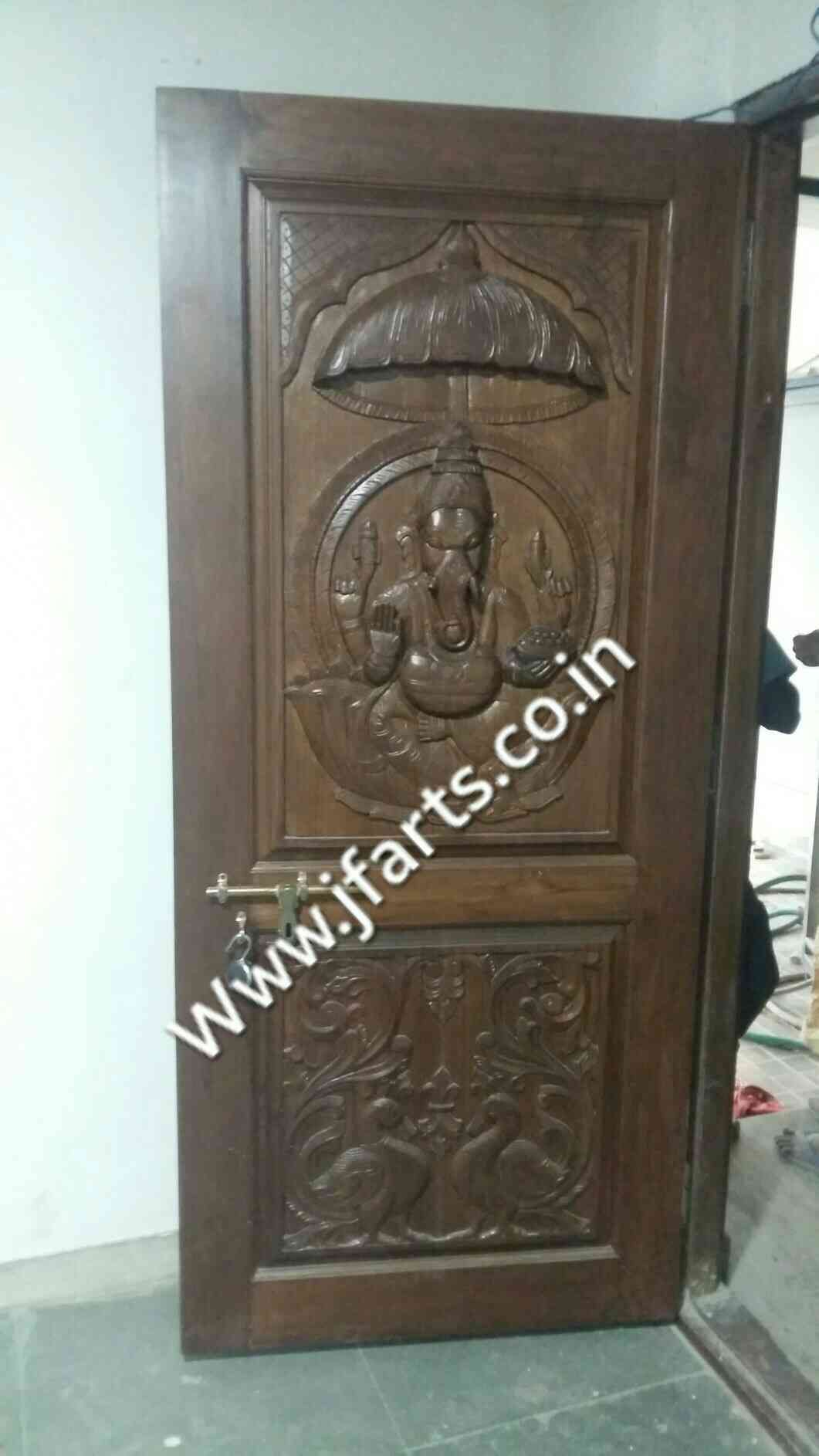 3d effect vinayagar door we use main door JF Arts