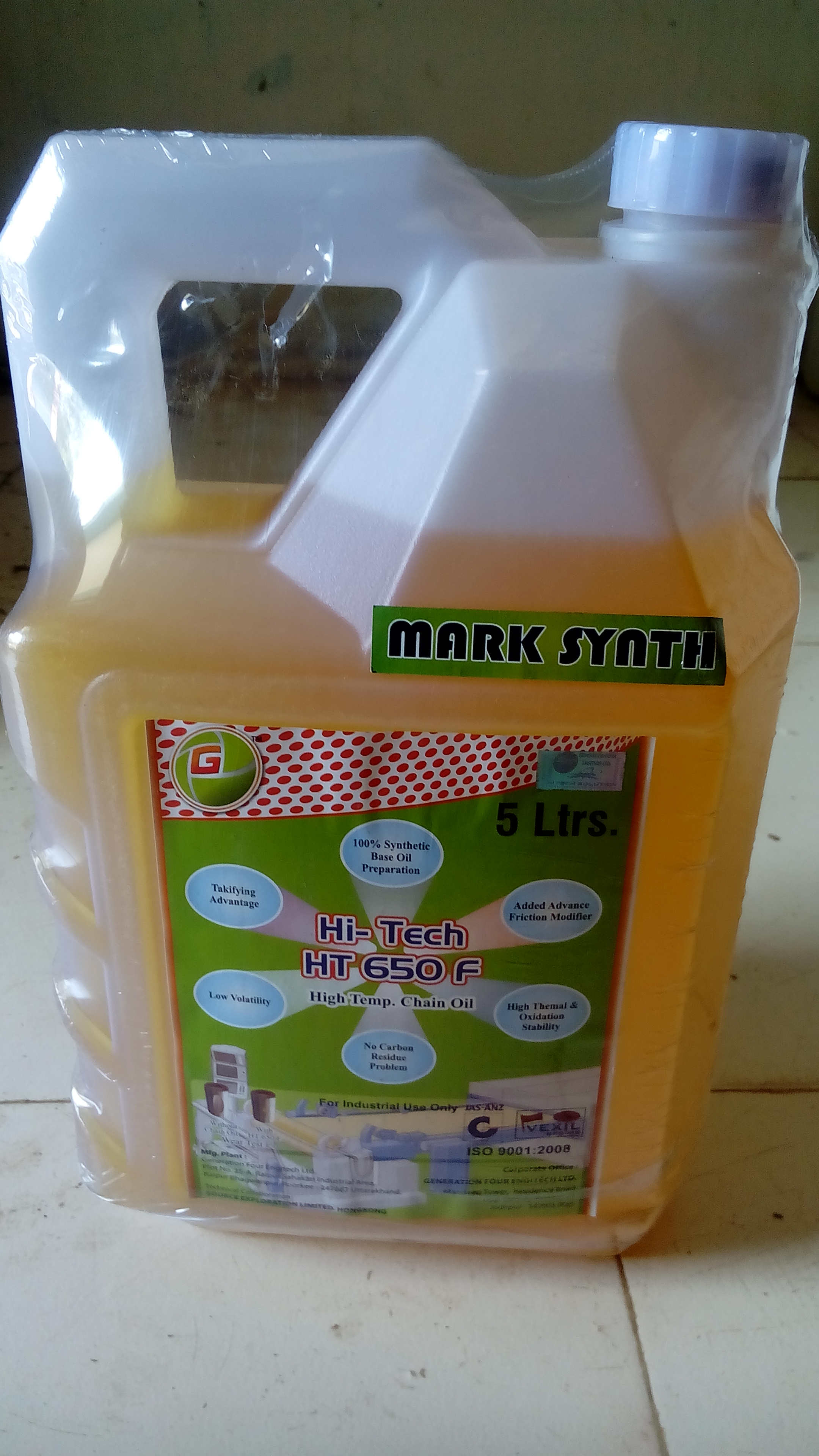 Synthetic Oil In Tir