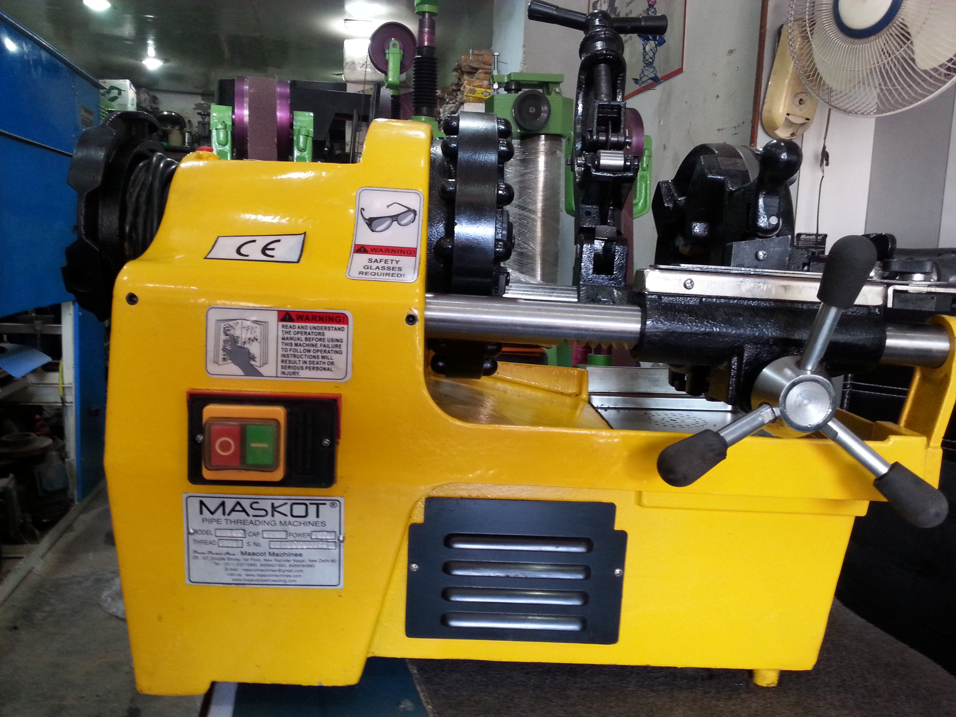 Pipe Threading Machine Manufacturers India l Mascot Machines 9810137375