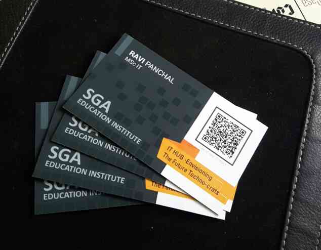 Business card design