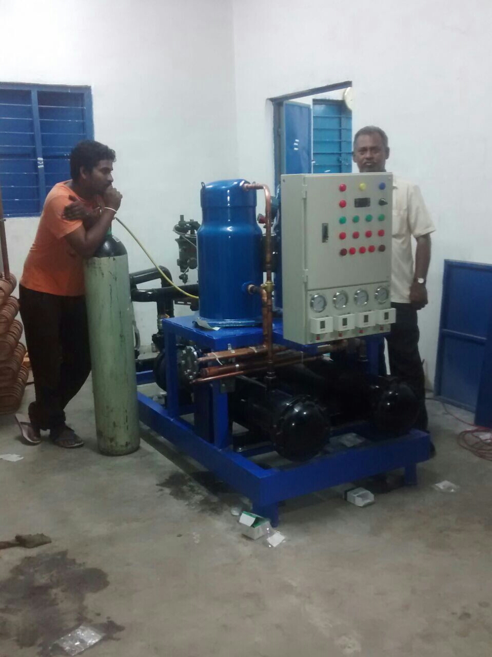 chiller gas charging in Coimbatore. chiller g JANANI ENTERPRISES