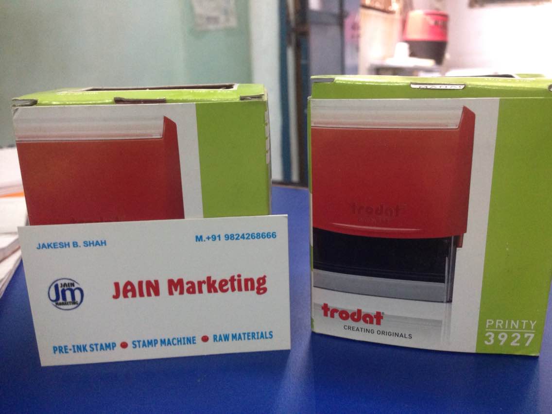 Trodat "Self ink stamp" size 60 x 40 mm Pr STAMP HOUSE