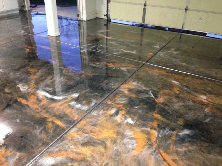 metallic flooring M