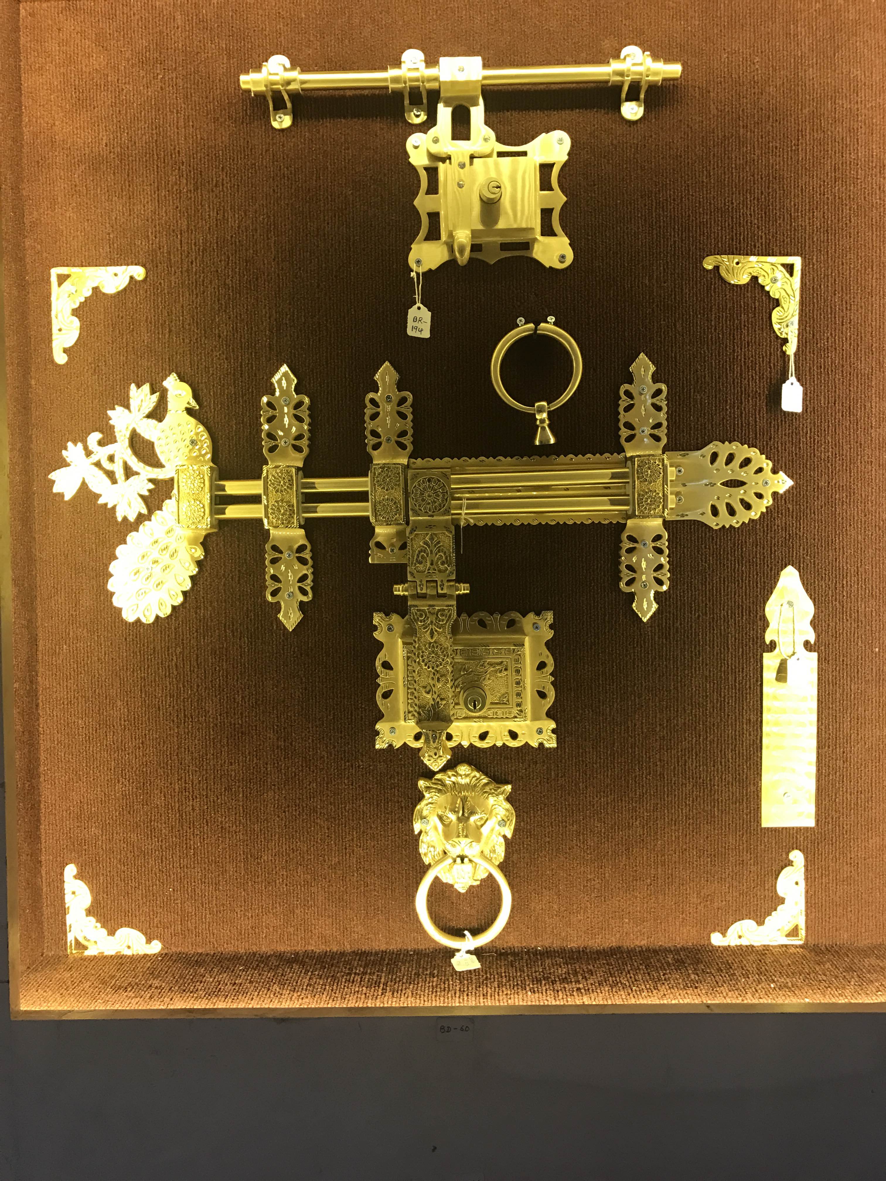 This brass hardware