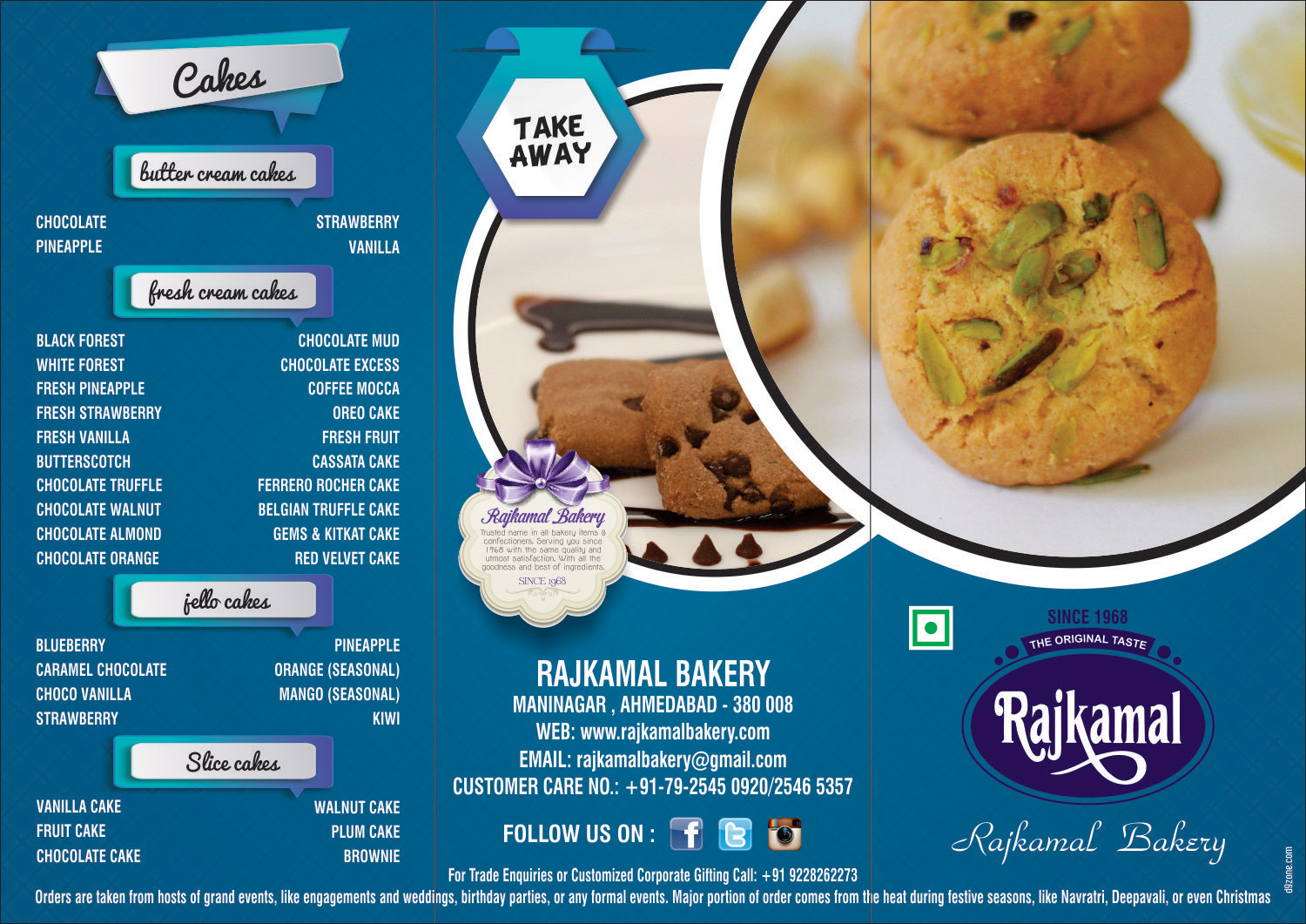 #Takeaway Menu card