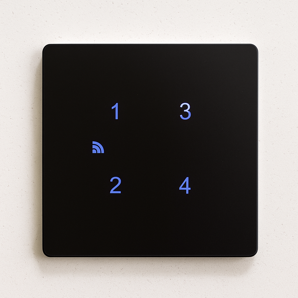 ZECK RGB Smart Touch Panel – 2M ALL SWITCH (4 Touch)