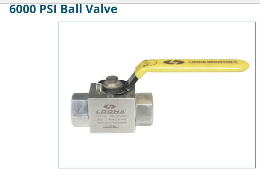 High pressure ball v