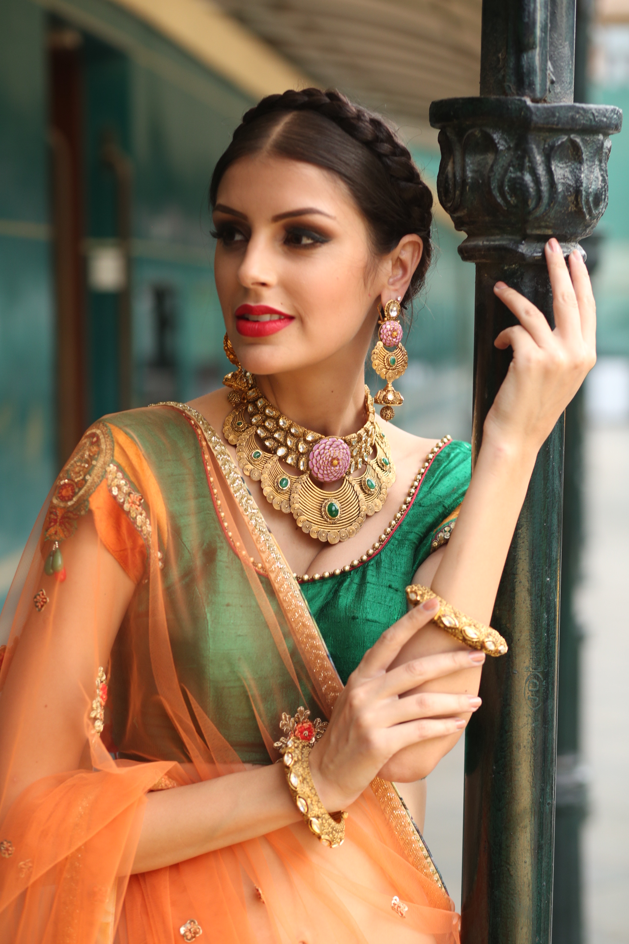 Each bridal lehenga