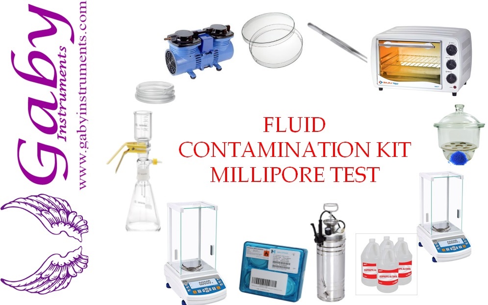 fluid contamination test kit / millipore test Gaby Instruments +91