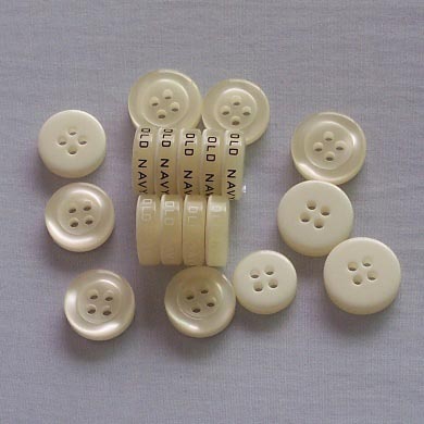 Polyester Buttons.