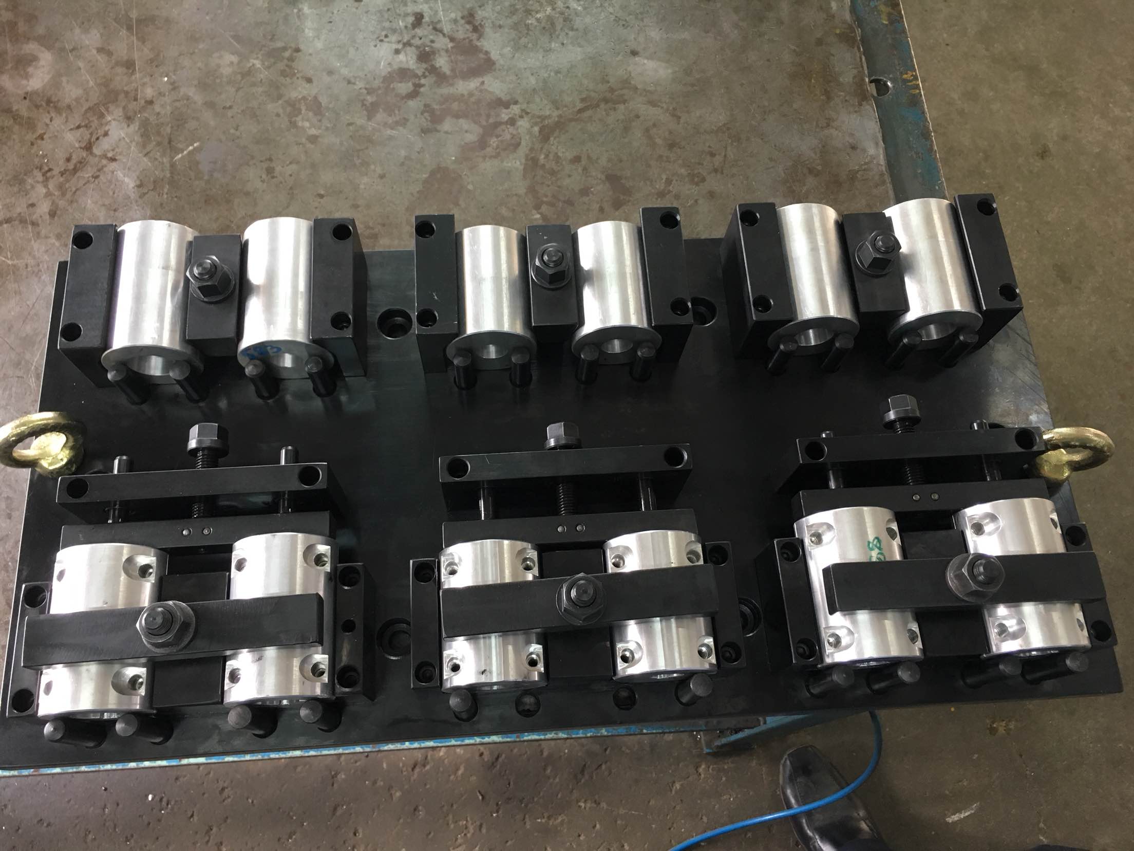 VMC Fixture for Aluminium Coupling. Multiple Millennium Machine Works