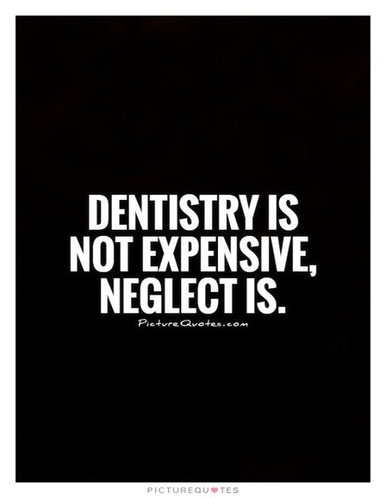 Dentistry is not expensive, neglect is! 
Make a... main image