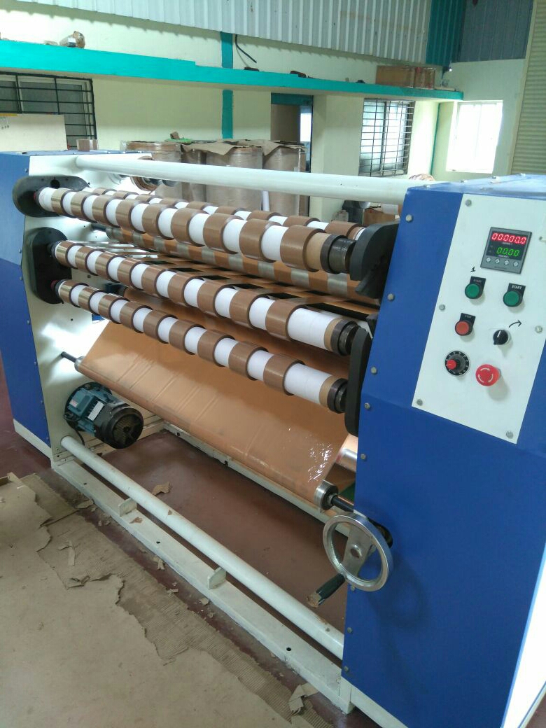 BOPP TAPE SLITTER MACHINE manufacturer in Ah Accurate Engineers