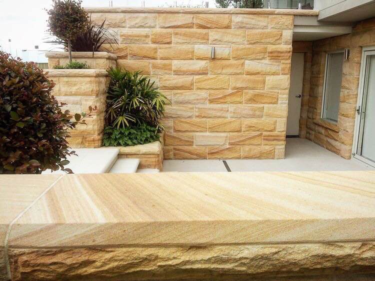 TEAK SANDSTONE WALL CLADDING COPING LAN Parrees