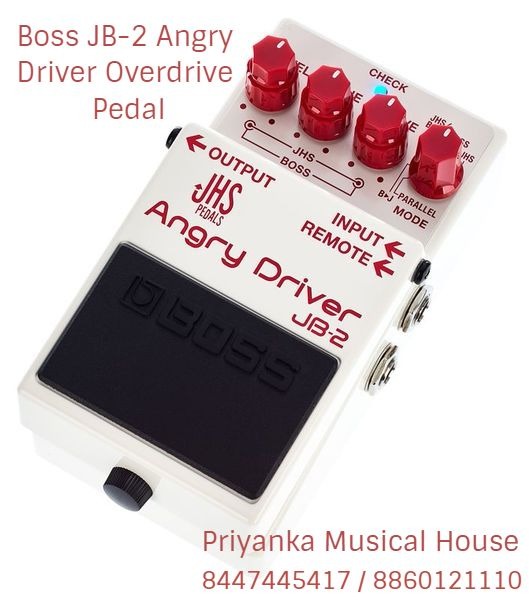 ボス　エフェクター　JHS Pedals Angry D JB-2 Boss JB-2 JHS Angry Driver Overdrive Guitar Effect Pedal