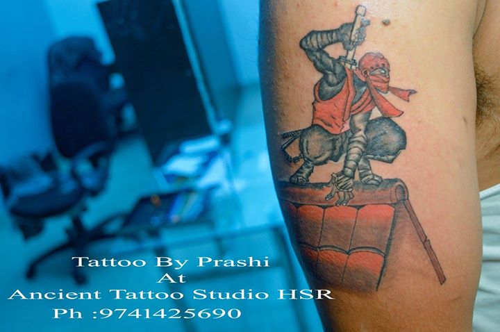 Ninja Tattoo Worrior Tattoo Hsr Tattoo Ancient Tattoo Studio ninja tattoo worrior tattoo hsr