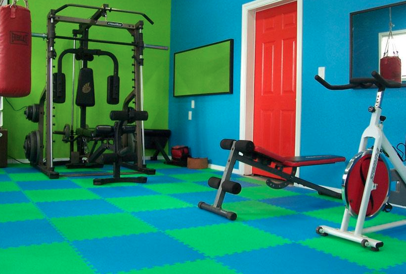 Gym TilesThe rubber