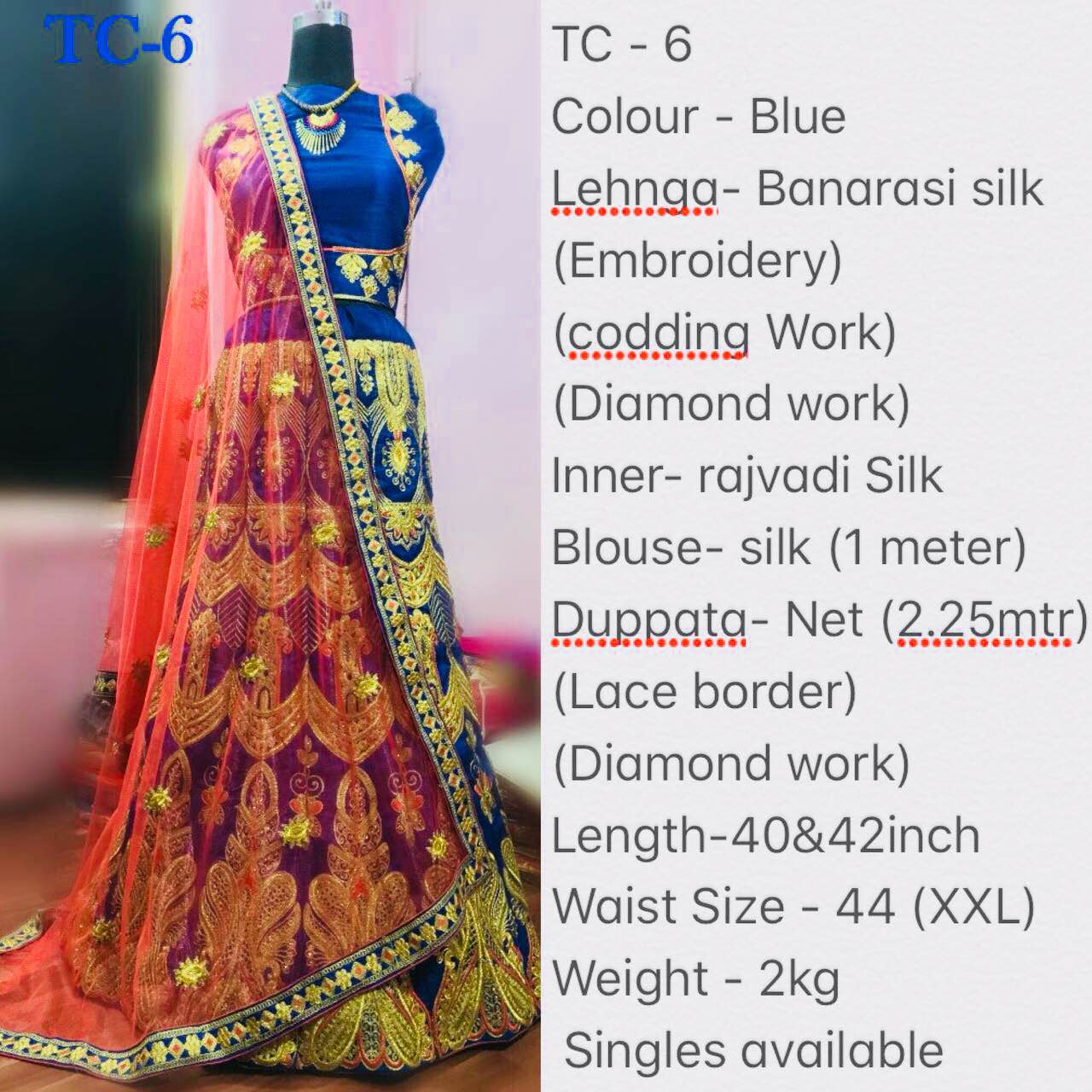Colour - Blue & Red