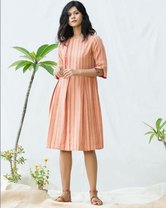 Cinched Flare dress