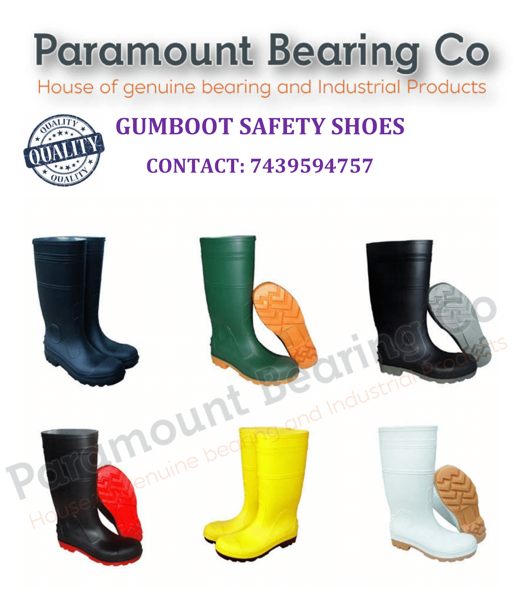Gumboot Safety Shoe Available Usage Ind SKF FAG NSK NTN HIWIN