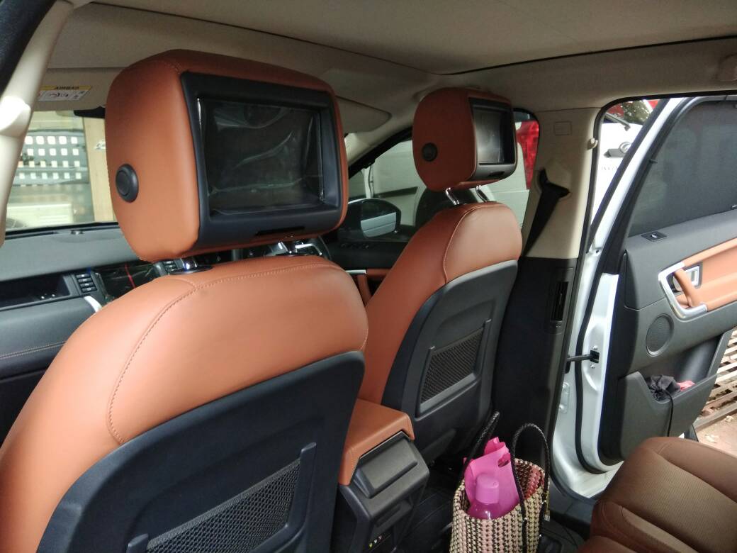 Installed head rest