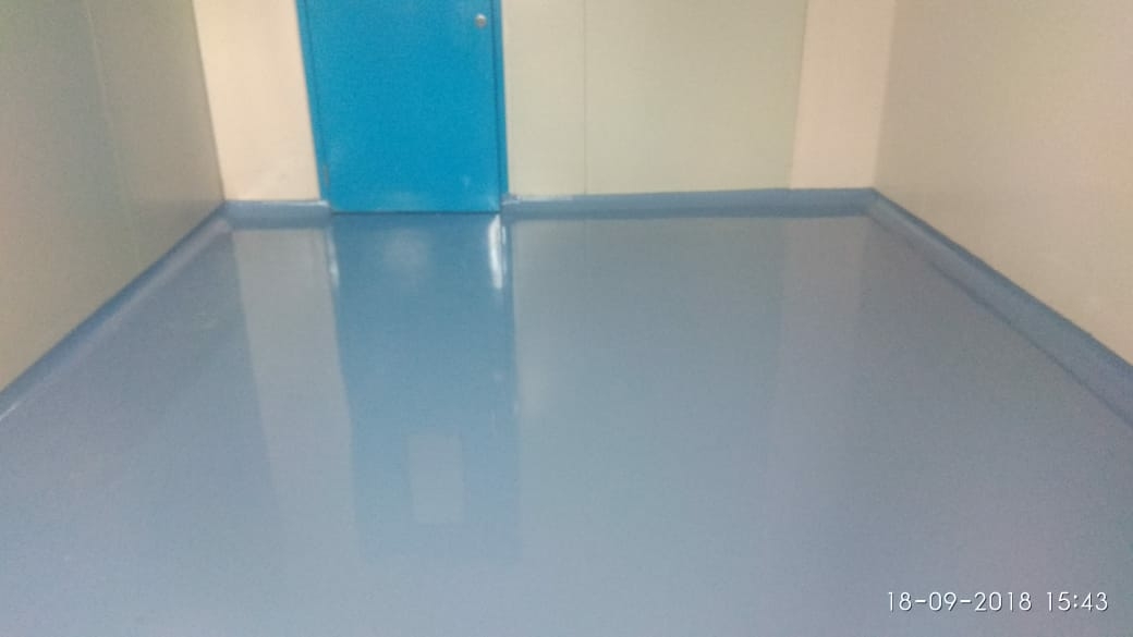 Clean room epoxy flooring Epoxy flooring system of K2P Industries