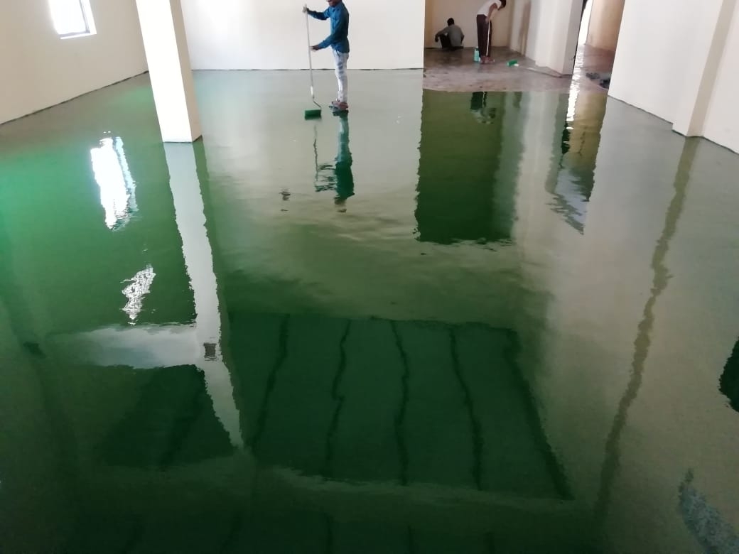 Epoxy Floor Primer + 500 micron Epoxy Flooring Top K2P Industries