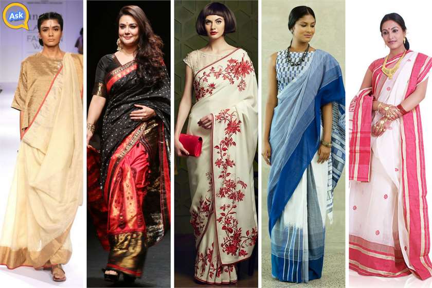 different states saree style
