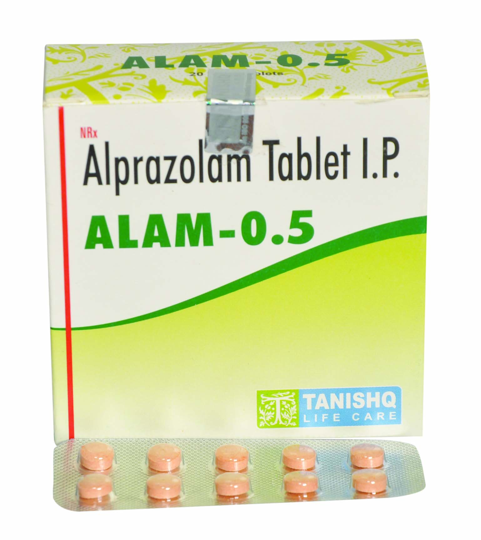Alprazolam 0.5 Mg Tab