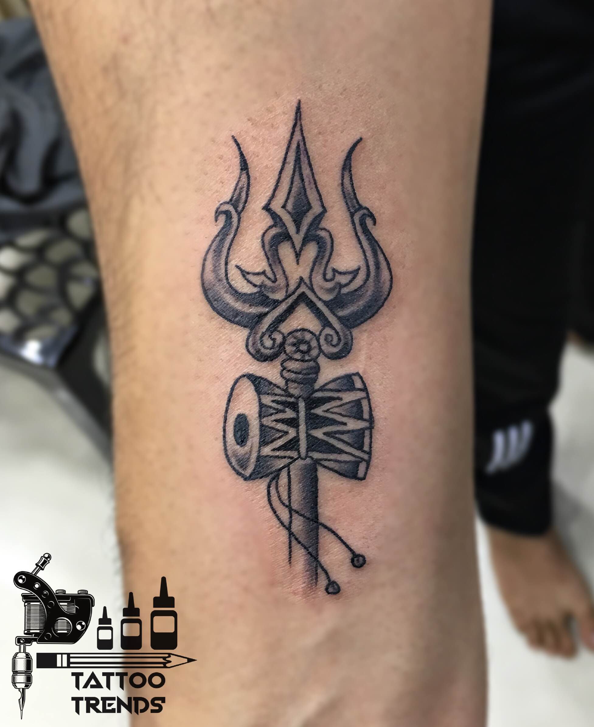 getting a tattoo can now be painless and without needles and trishul tattoo picture trishul tattoo on back